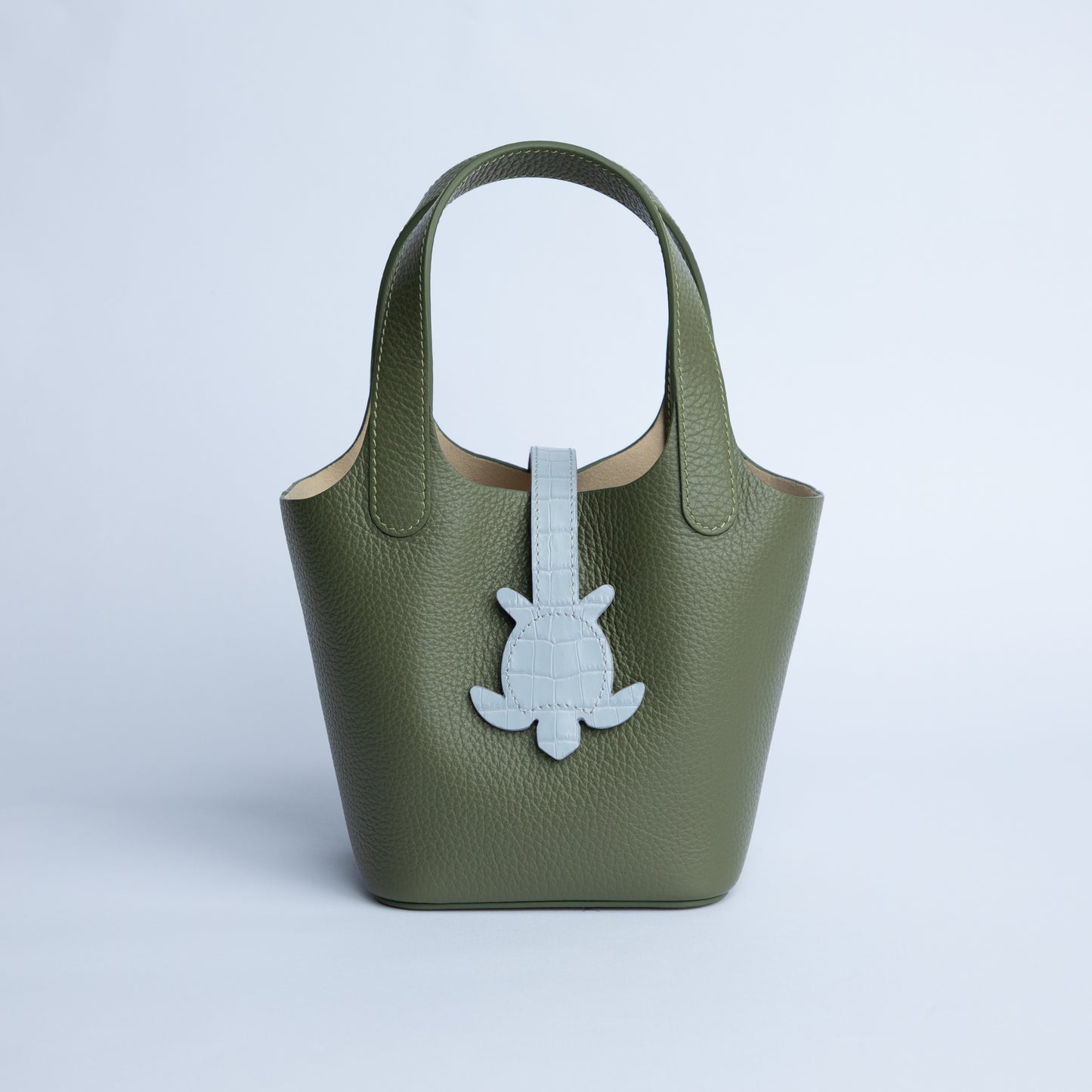 Turtle Loop in Blue Croc