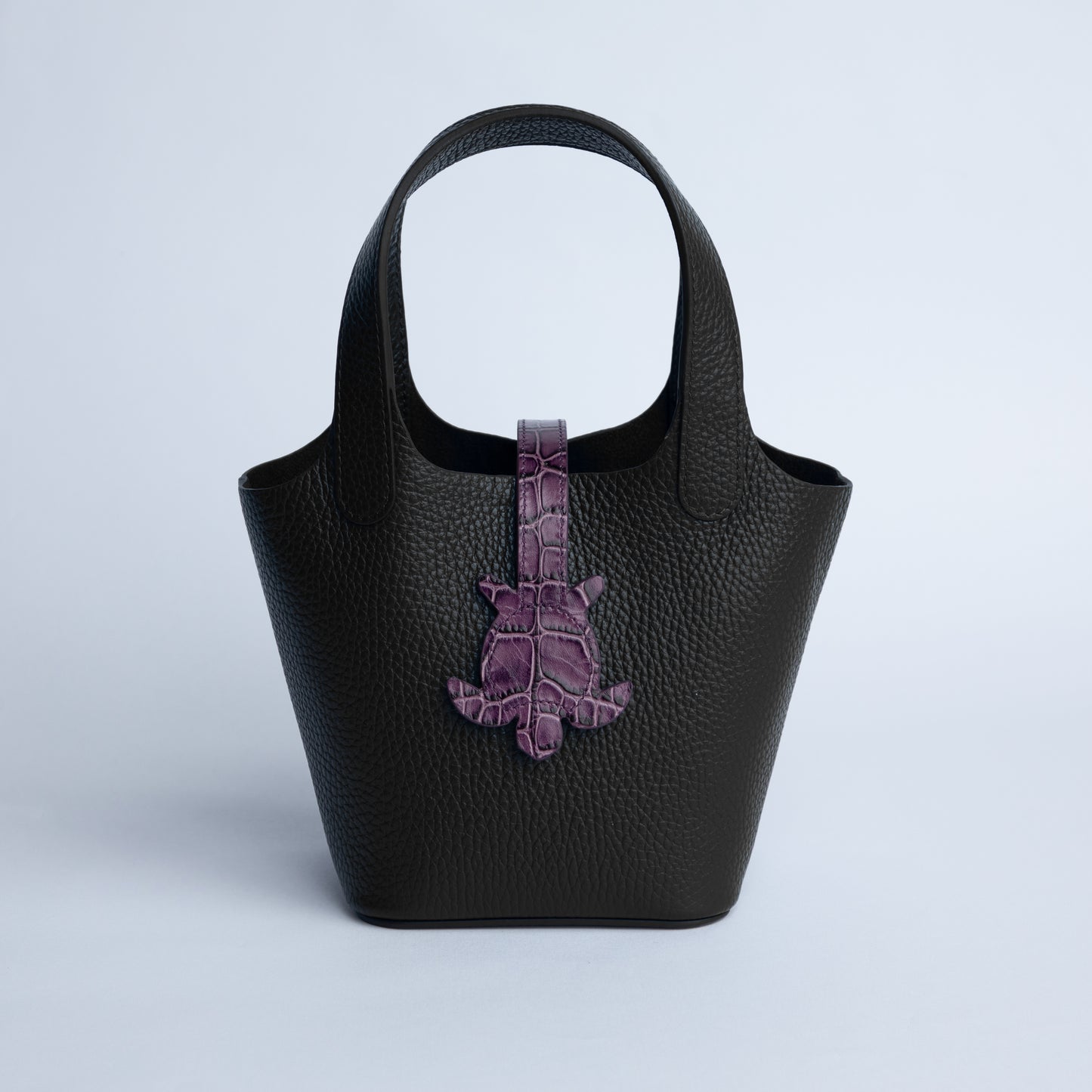 Turtle Loop in Purple Croc
