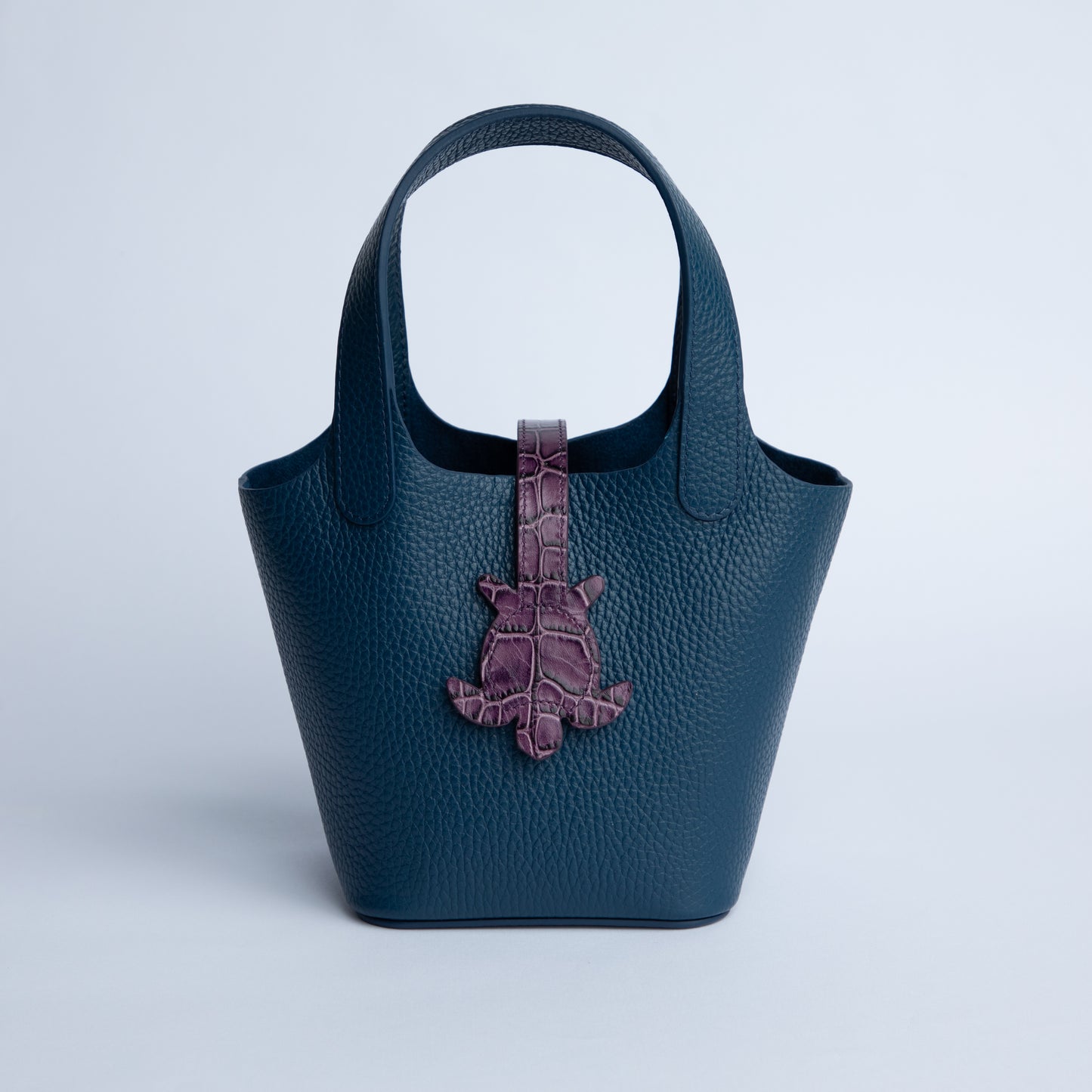 Turtle Loop in Purple Croc