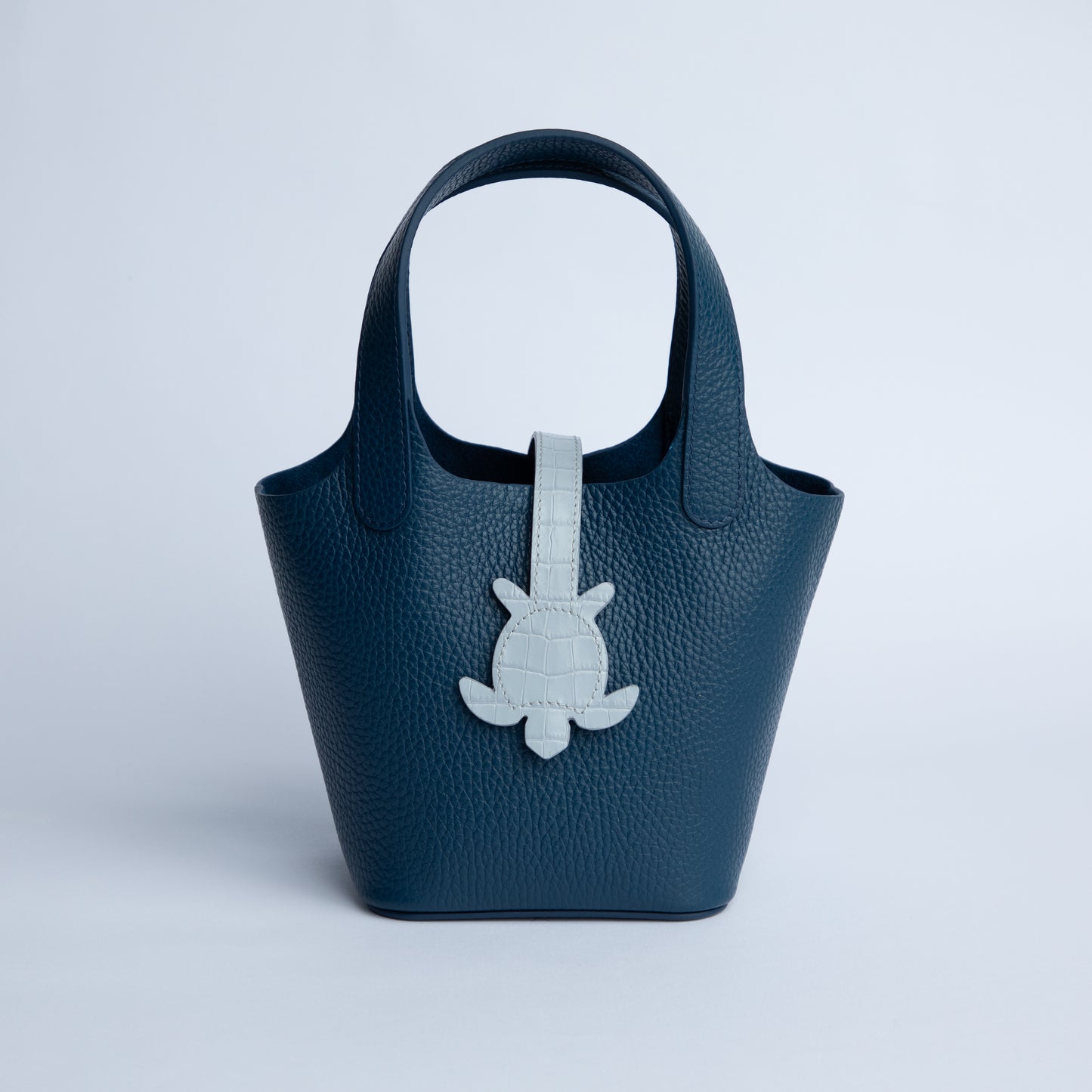 Turtle Loop in Blue Croc