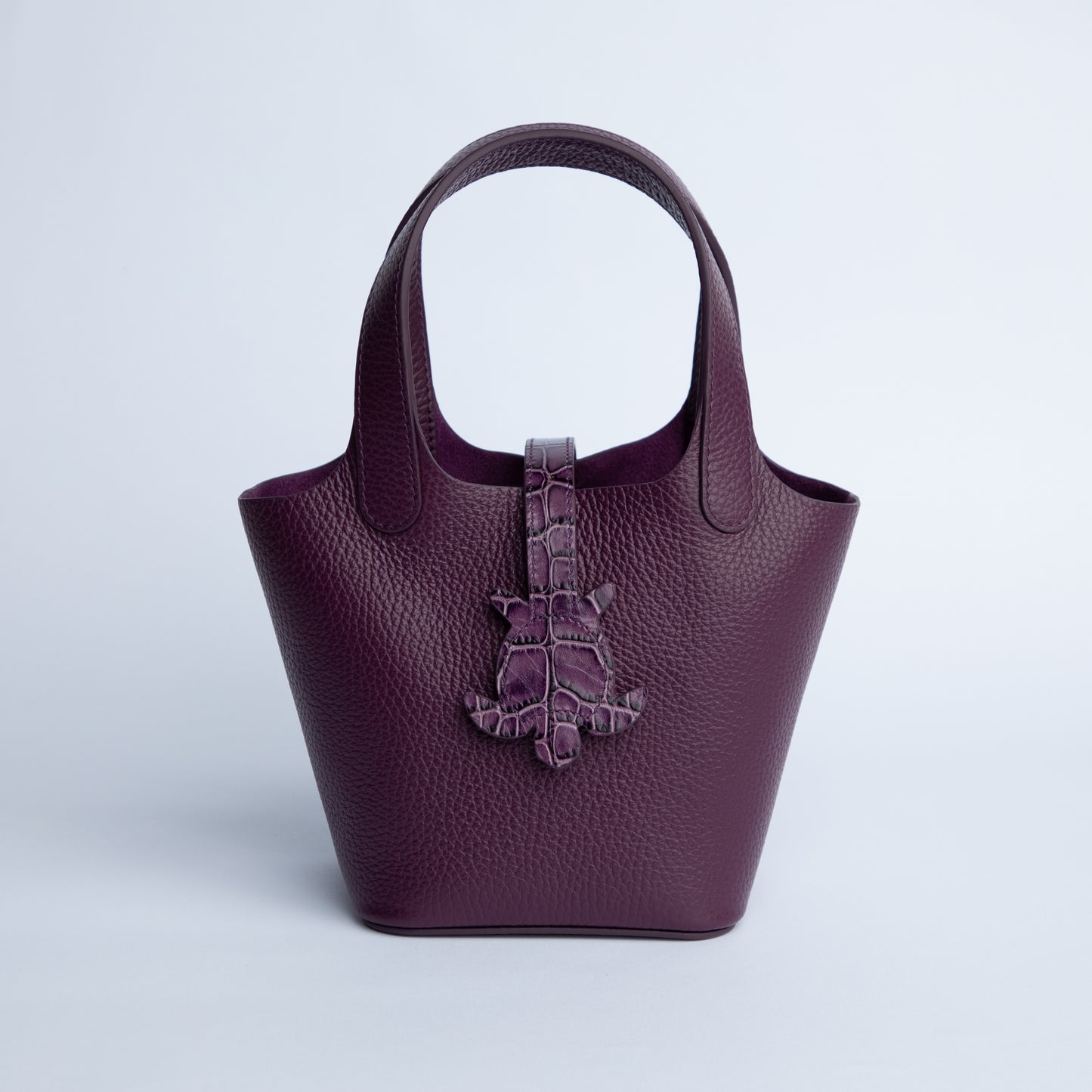 Turtle Loop in Purple Croc