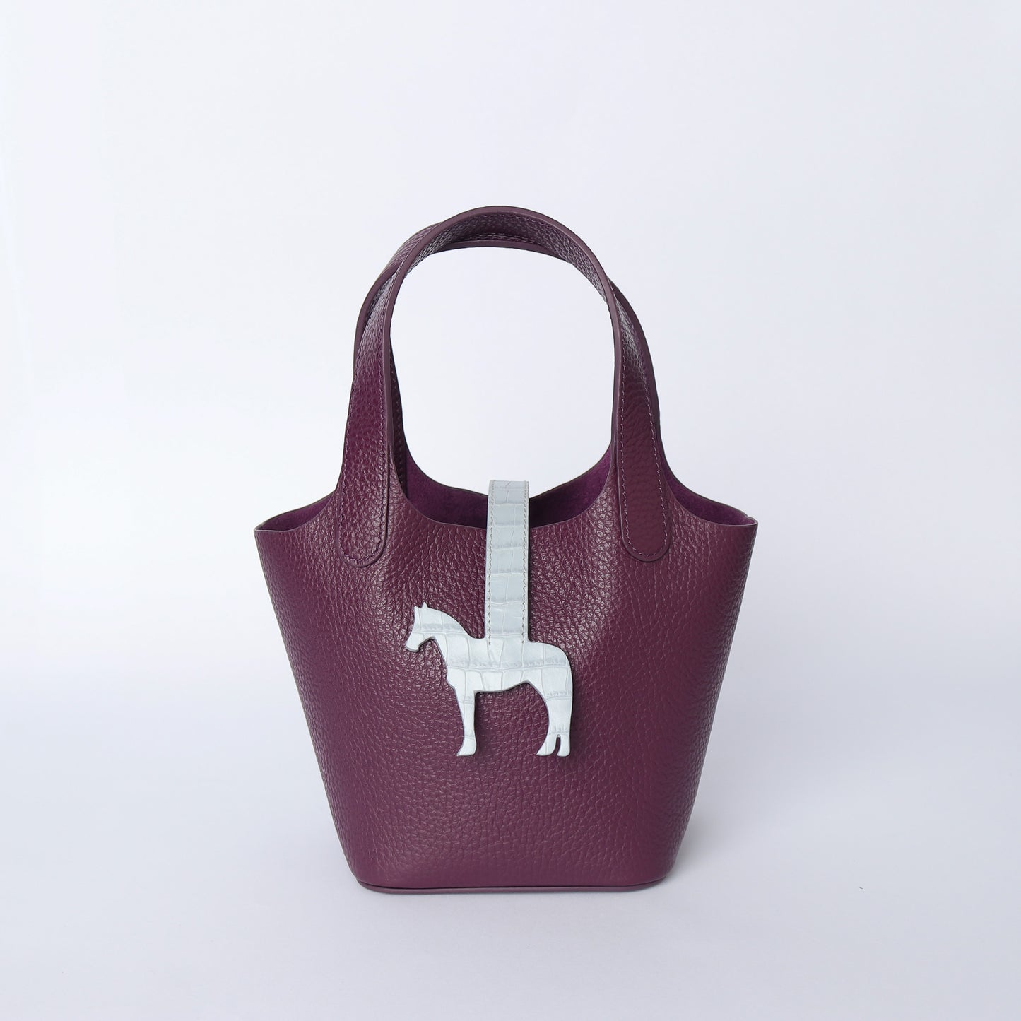Horse Loop in Blue Croc