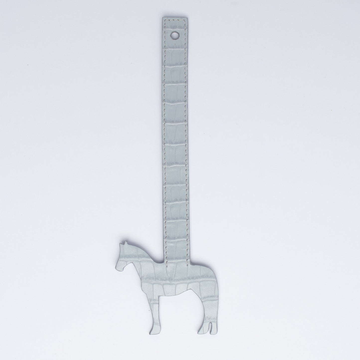 Horse Loop in Blue Croc