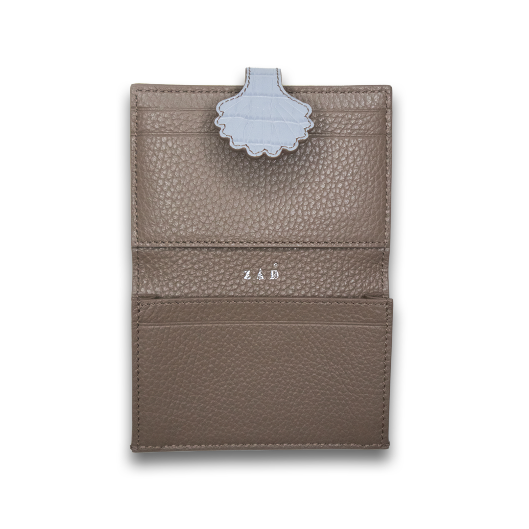 MUHET | Shell Wallet in Blue