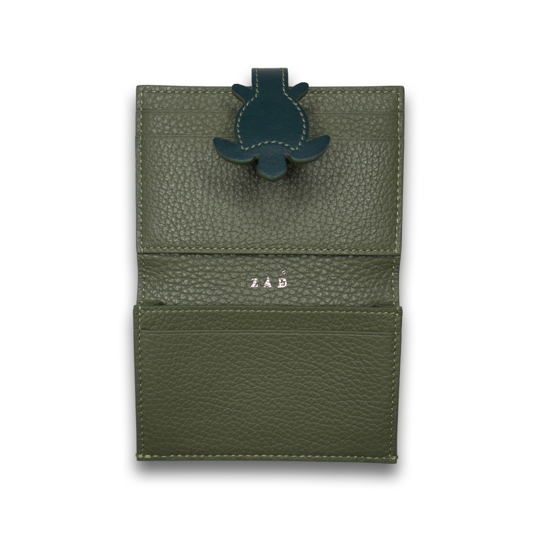 MUHET | Turtle Wallet in Green