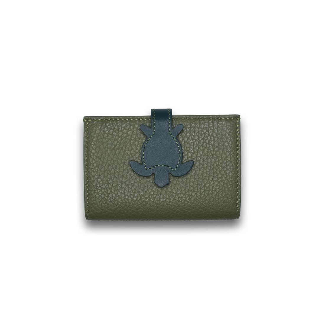 MUHET | Turtle Wallet in Green