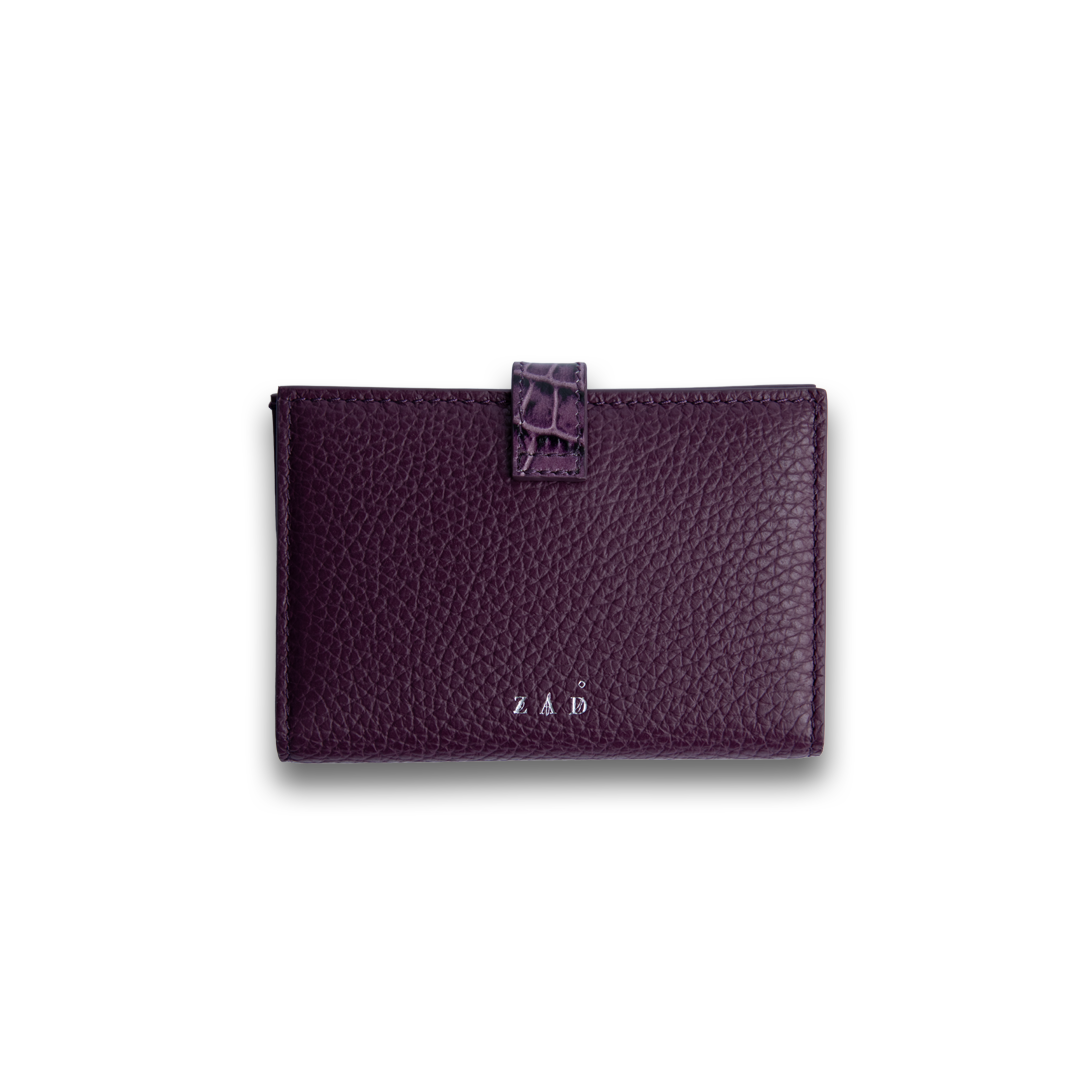 MUHET | Shell Wallet in Purple