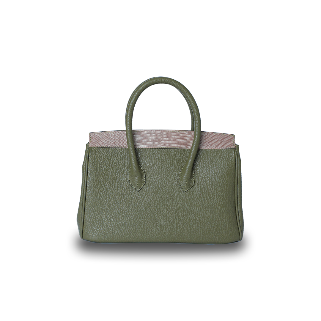 WILD Handbags | Gazelle in Green/Beige