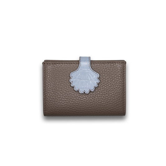 MUHET | Shell Wallet in Blue