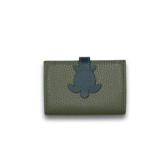 MUHET | Turtle Wallet in Green
